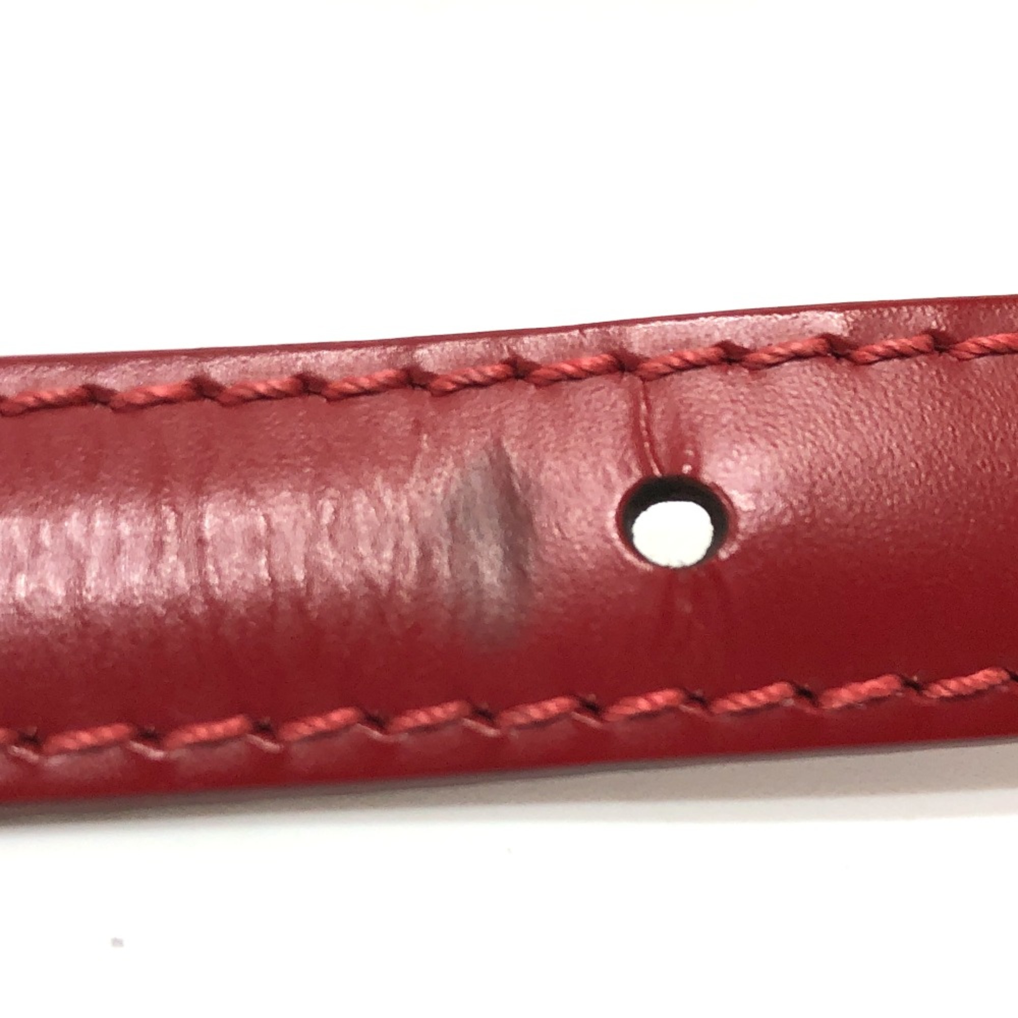 Louis Vuitton Shoulder strap Red SilverHardware