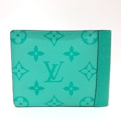 Louis Vuitton M30897 Taigalama Bill Compartment Folded wallet Mint Green