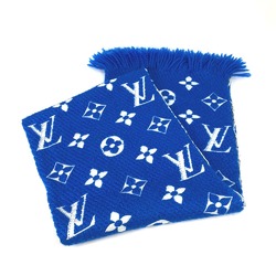 Louis Vuitton M71839 2018AW fringe Scarf blue White