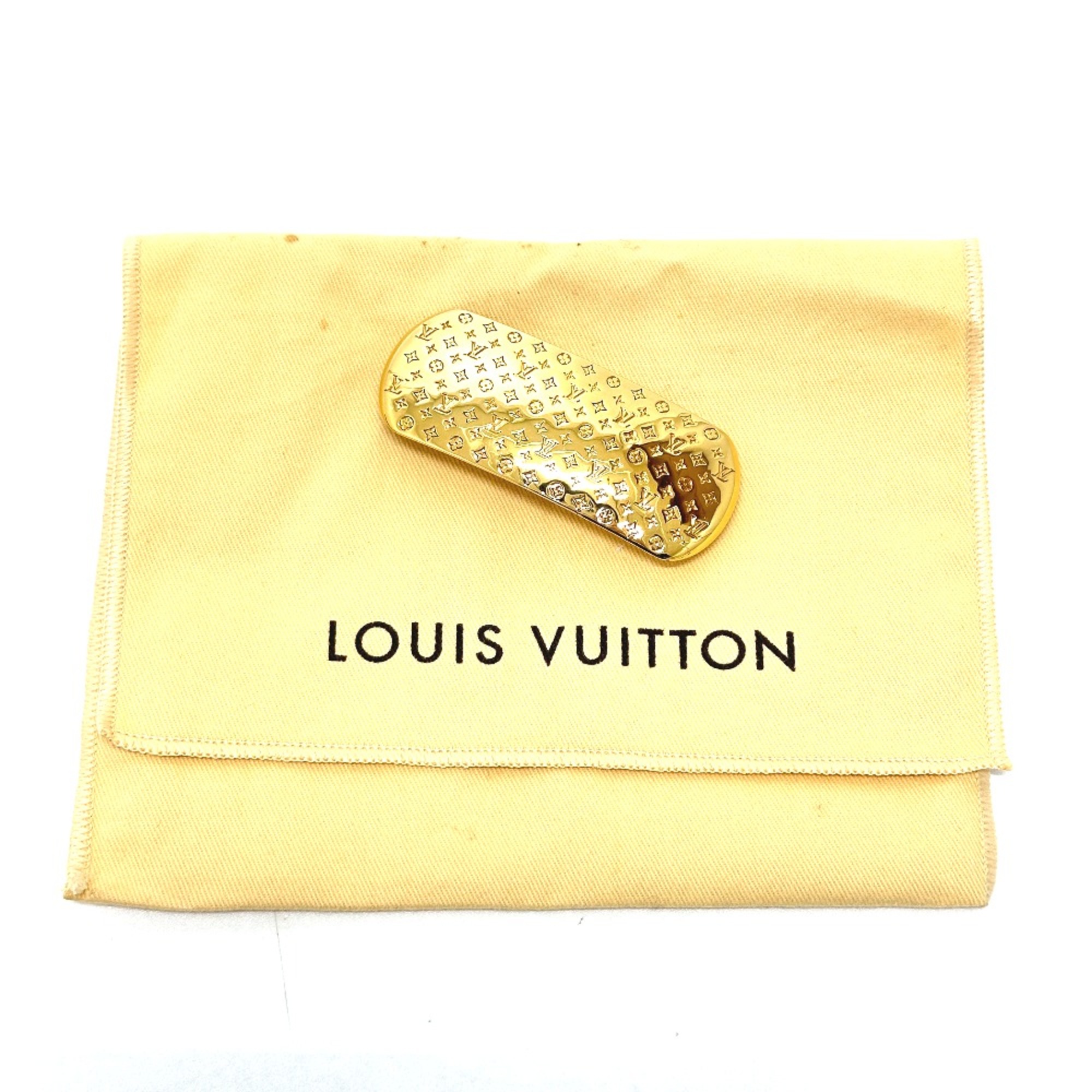 Louis Vuitton M80277 Nanogram hairpin hair accessories Valletta Gold