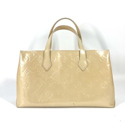 Louis Vuitton M91452 MonogramVernis shoulder bag Tote Bag Blanc Corail White