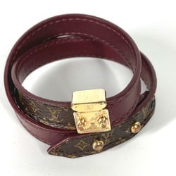 Louis Vuitton M6112 Monogram accessories double Bracelet Brown