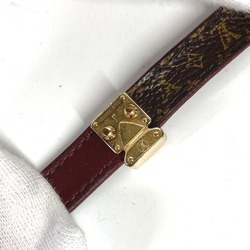 Louis Vuitton M6112 Monogram accessories double Bracelet Brown