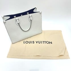 Louis Vuitton M56081 Epi 2WAY Bag Shoulder Bag Tote Bag Hand Bag White blue