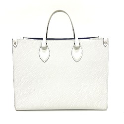 Louis Vuitton M56081 Epi 2WAY Bag Shoulder Bag Tote Bag Hand Bag White blue