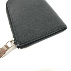 Louis Vuitton M63375 Taiga L-shaped zipper Wallet Coin Compartment coin purse Ardoise Black