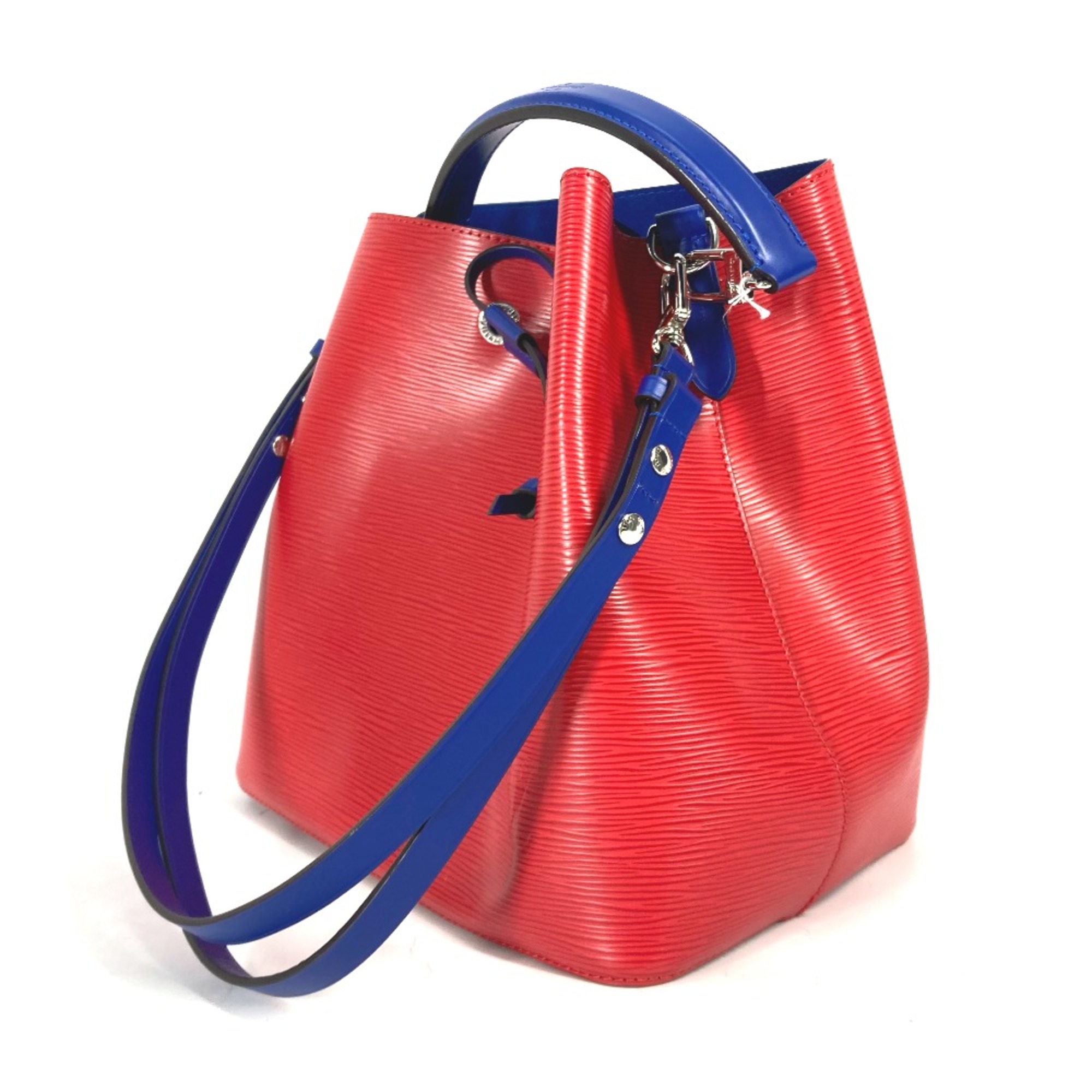 Louis Vuitton M54365 Epi Bicolor Bucket type shoulder bag 2WAY bag Hand Bag Shoulder Bag Coklico Red blue