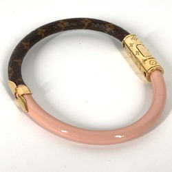 Louis Vuitton M6244F Monogram Bangle accessories Bracelet Brown pink