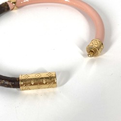 Louis Vuitton M6244F Monogram Bangle accessories Bracelet Brown pink