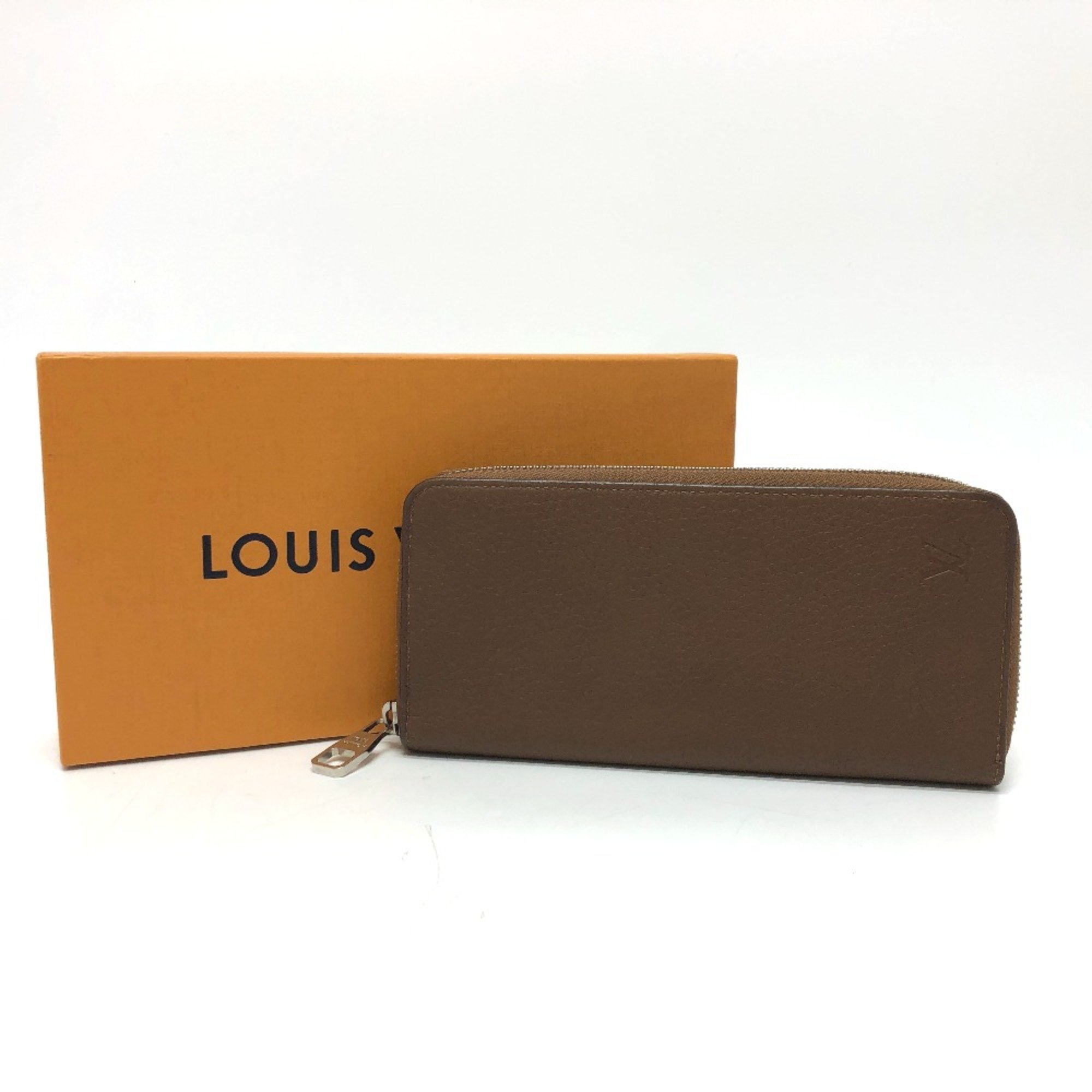 Louis Vuitton M58864 Long Wallet Brown SilverHardware