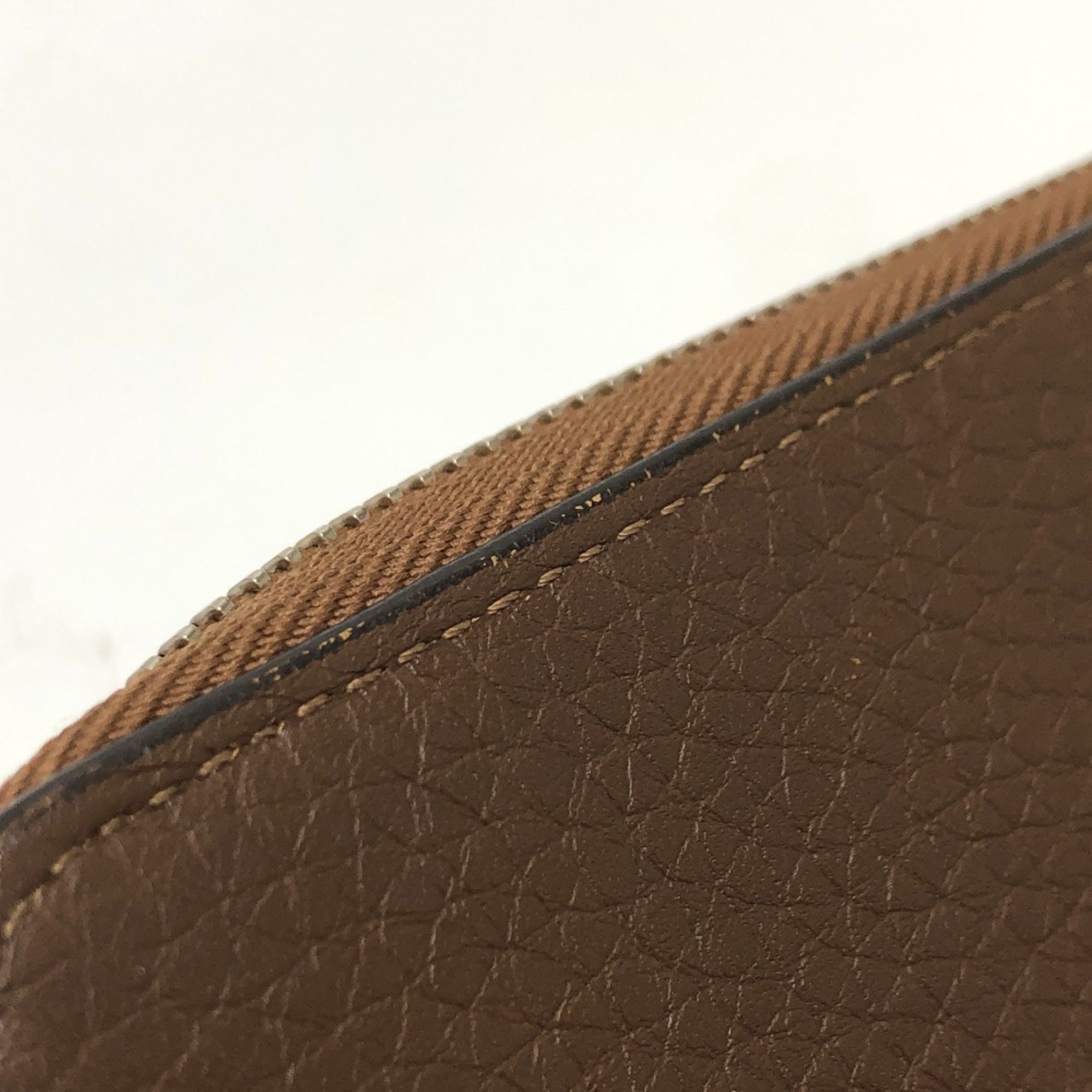 Louis Vuitton M58864 Long Wallet Brown SilverHardware