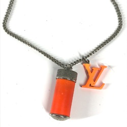 Louis Vuitton MP2142 Chain accessories Necklace Orange Silver