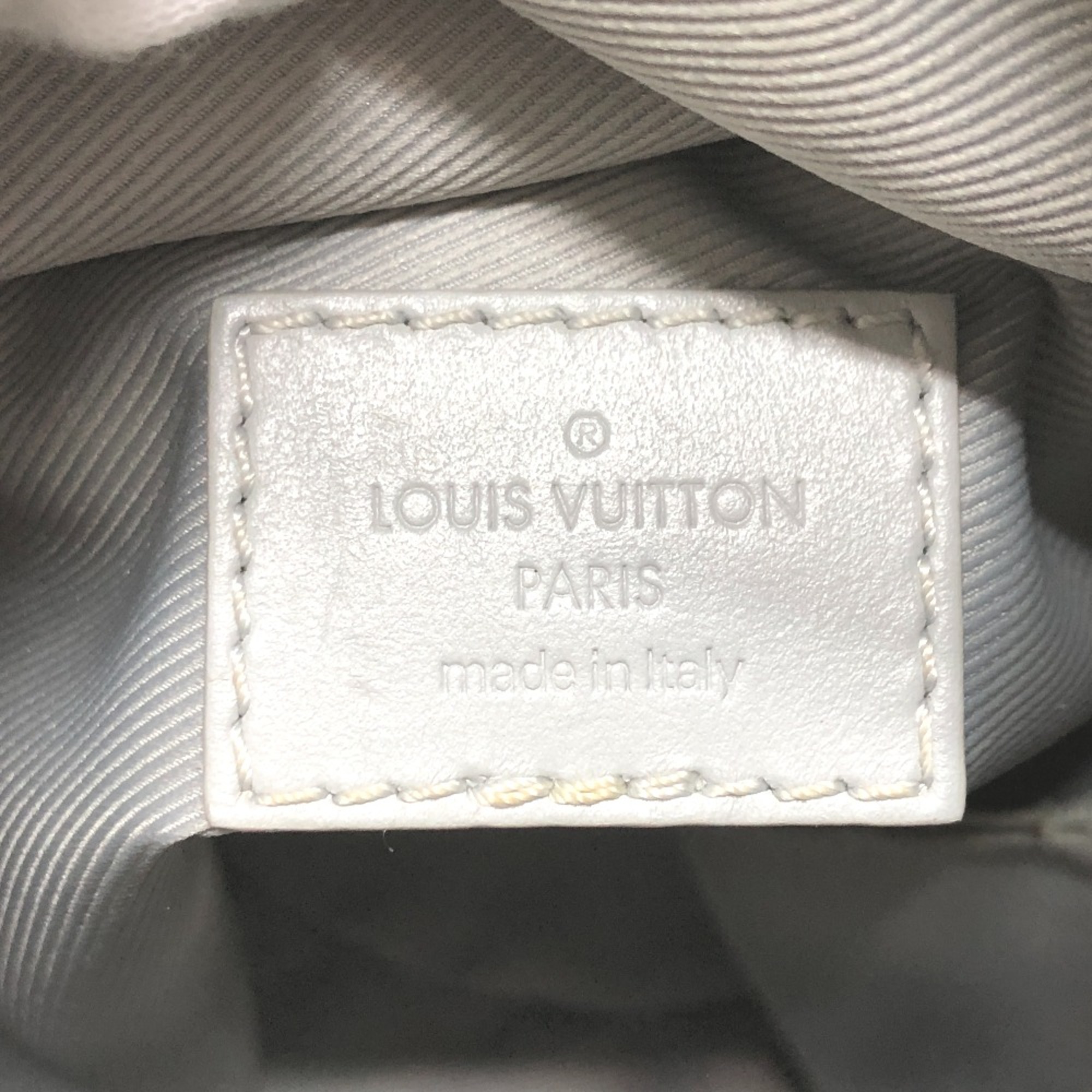 Louis Vuitton M44631 WhiteMonogram Shoulder Bag White SilverHardware