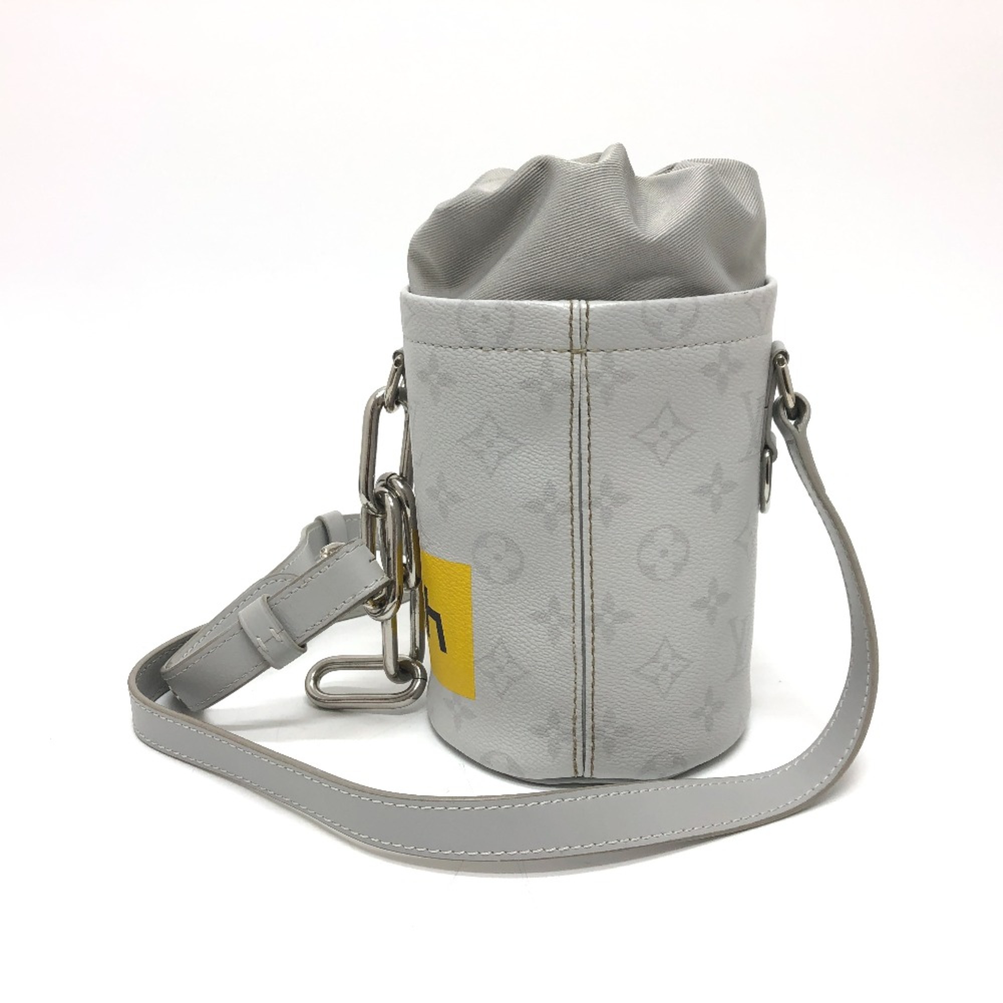 Louis Vuitton M44631 WhiteMonogram Shoulder Bag White SilverHardware