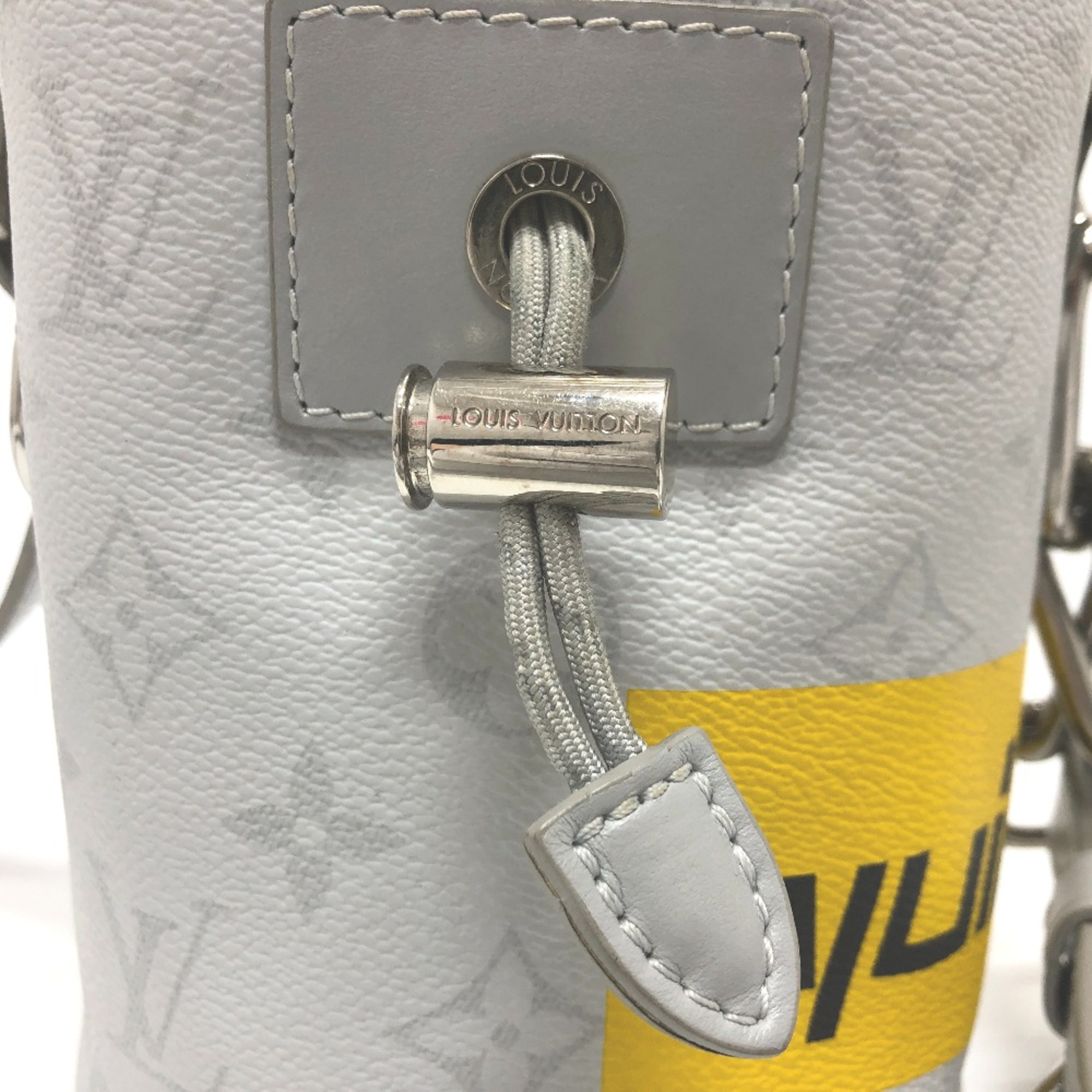 Louis Vuitton M44631 WhiteMonogram Shoulder Bag White SilverHardware