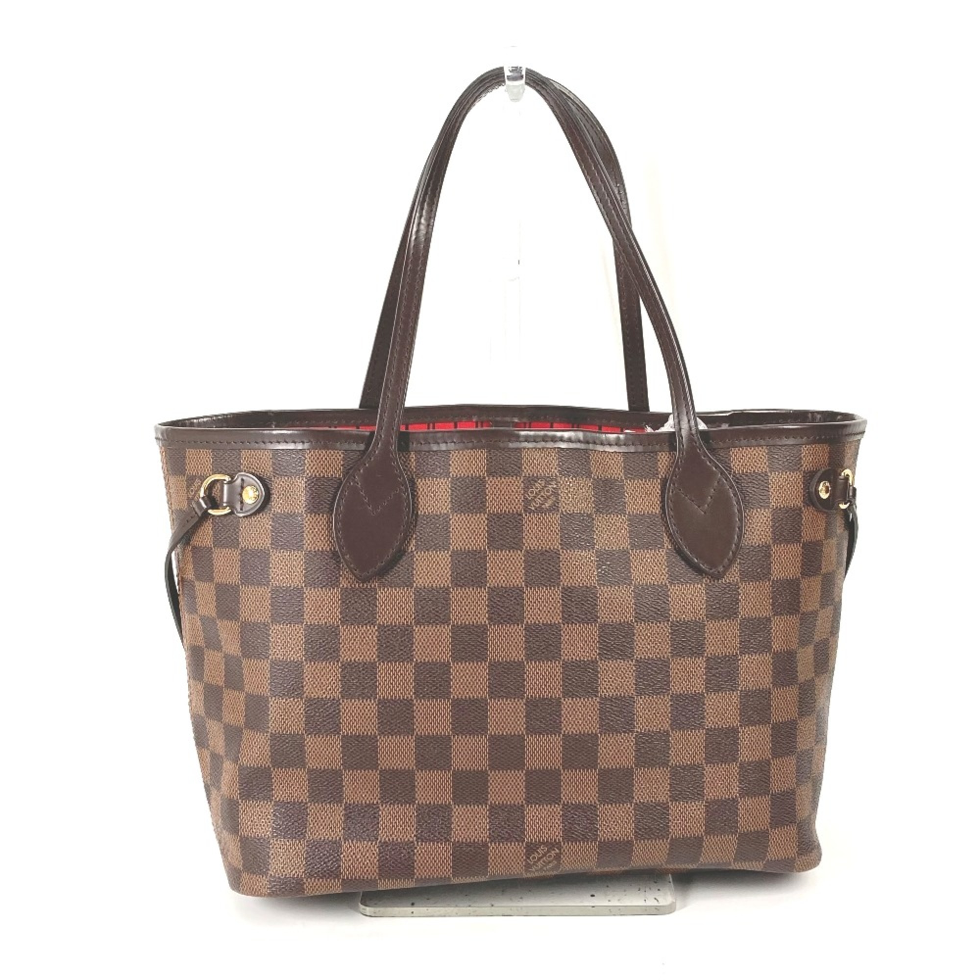 Louis Vuitton N41359 Damier Shoulder Bag with pouch Tote Bag Ebene Brown