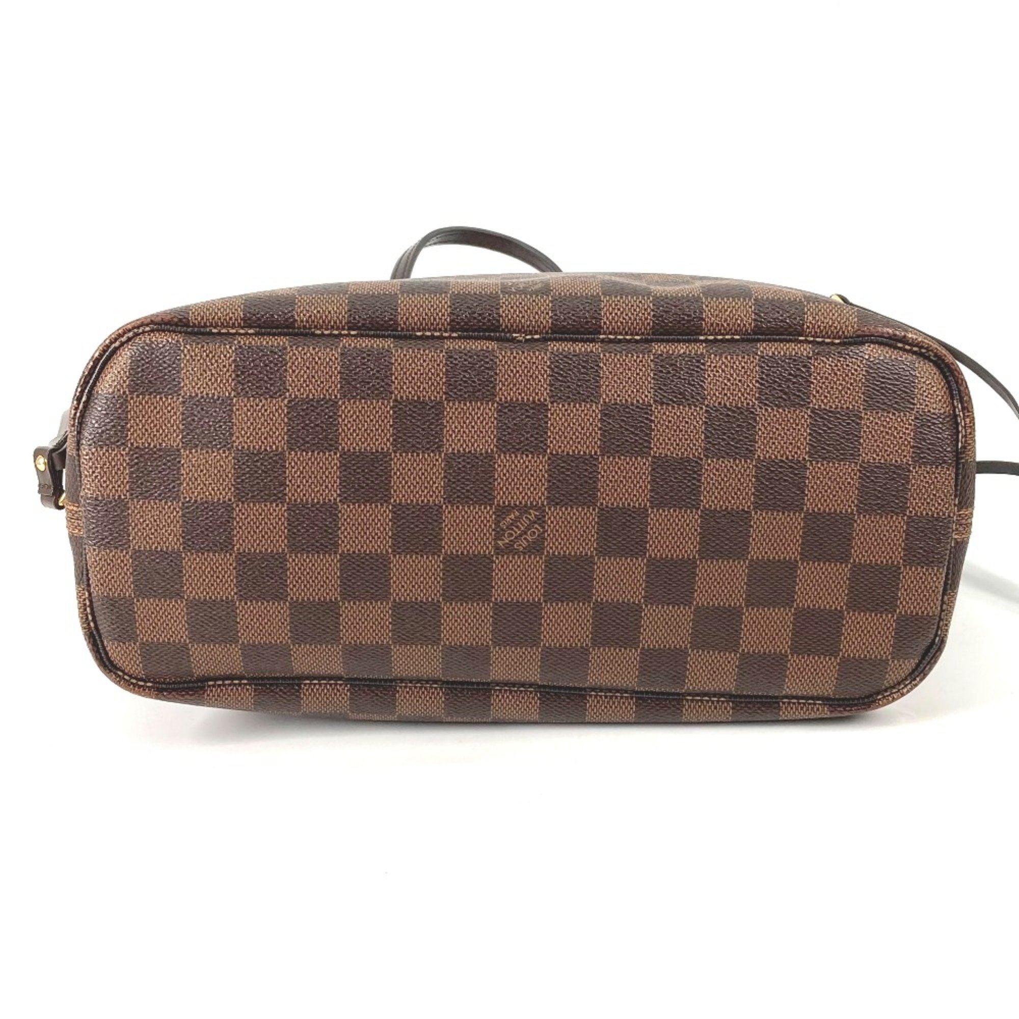 Louis Vuitton N41359 Damier Shoulder Bag with pouch Tote Bag Ebene Brown