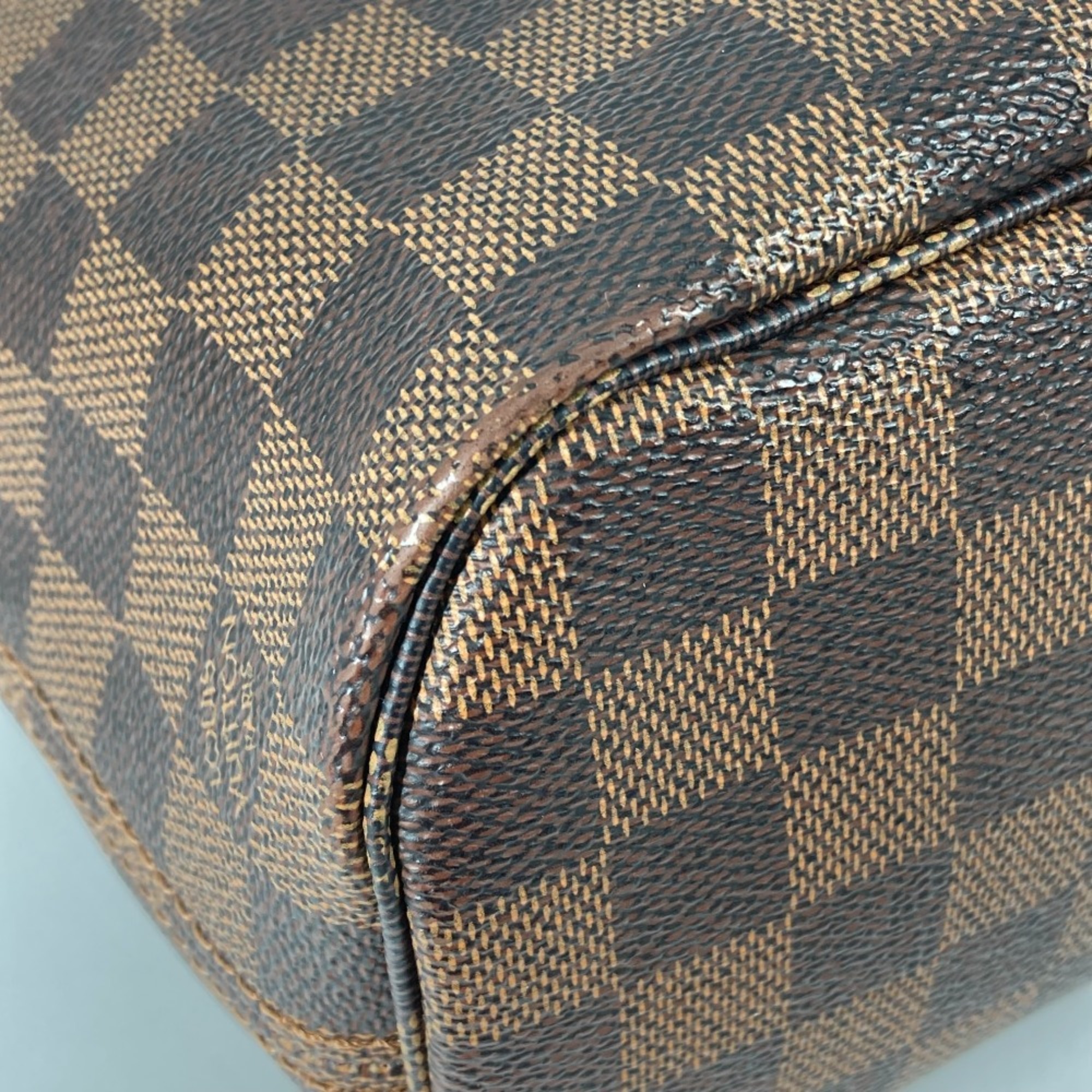 Louis Vuitton N41359 Damier Shoulder Bag with pouch Tote Bag Ebene Brown