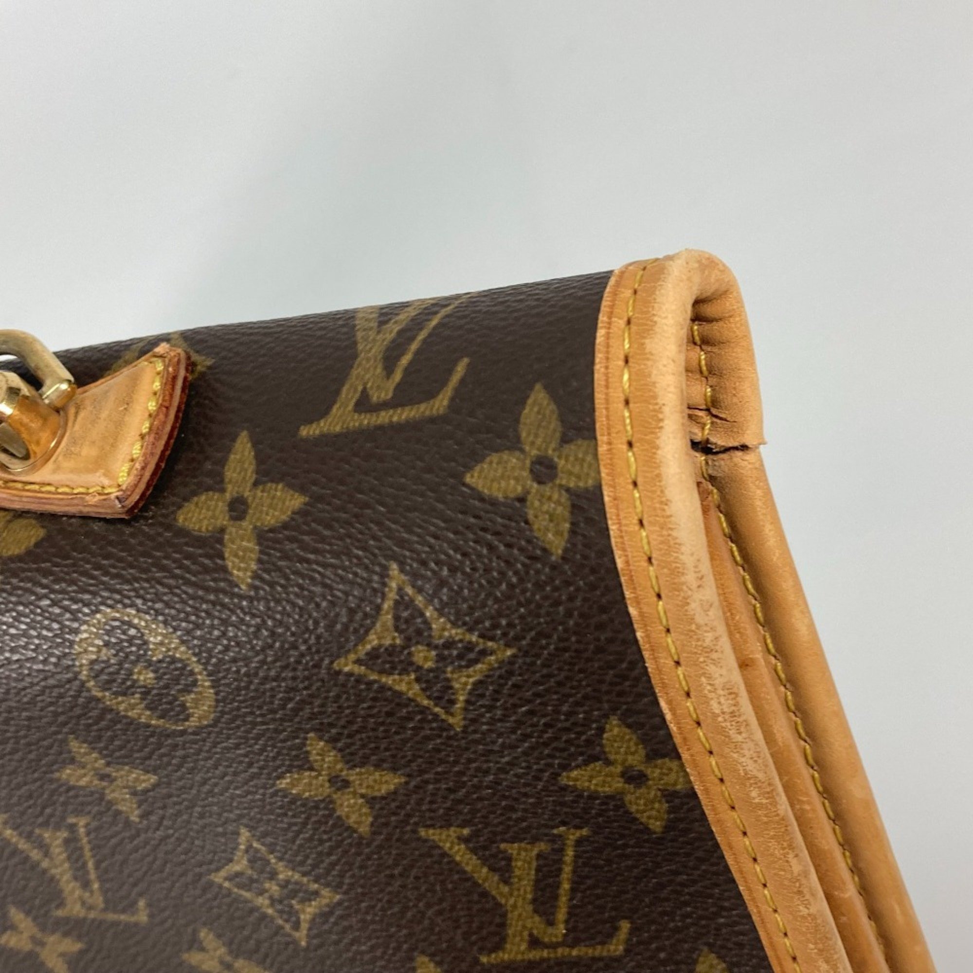 Louis Vuitton M51121 Monogram business bag Hand Bag Brown