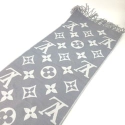 Louis Vuitton M77727 fringe Scarf Gryclair gray