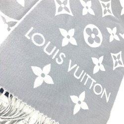 Louis Vuitton M77727 fringe Scarf Gryclair gray