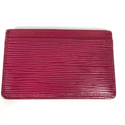 Louis Vuitton M60327 Epi Business Card Holder Pass Case Card Case Fuchsia pink