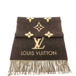 Louis Vuitton Monogram Fringe scarves  shawls  accessories Scarf Brown