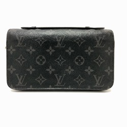 Louis Vuitton M61698 MonogramEclipse Hand Bag Travel case Long Wallet Black SilverHardware