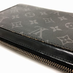 Louis Vuitton M61698 MonogramEclipse Hand Bag Travel case Long Wallet Black SilverHardware