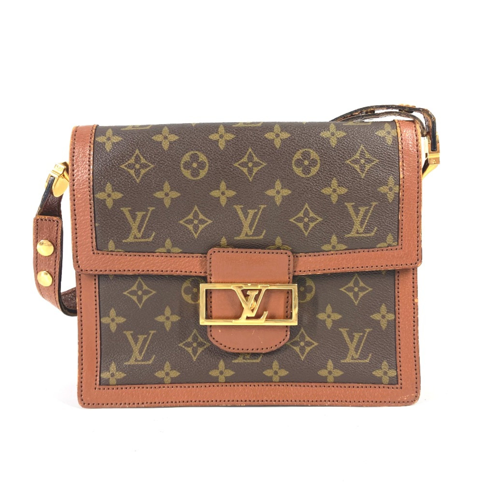 Louis Vuitton M51410 Monogram Shoulder Shoulder Bag Brown