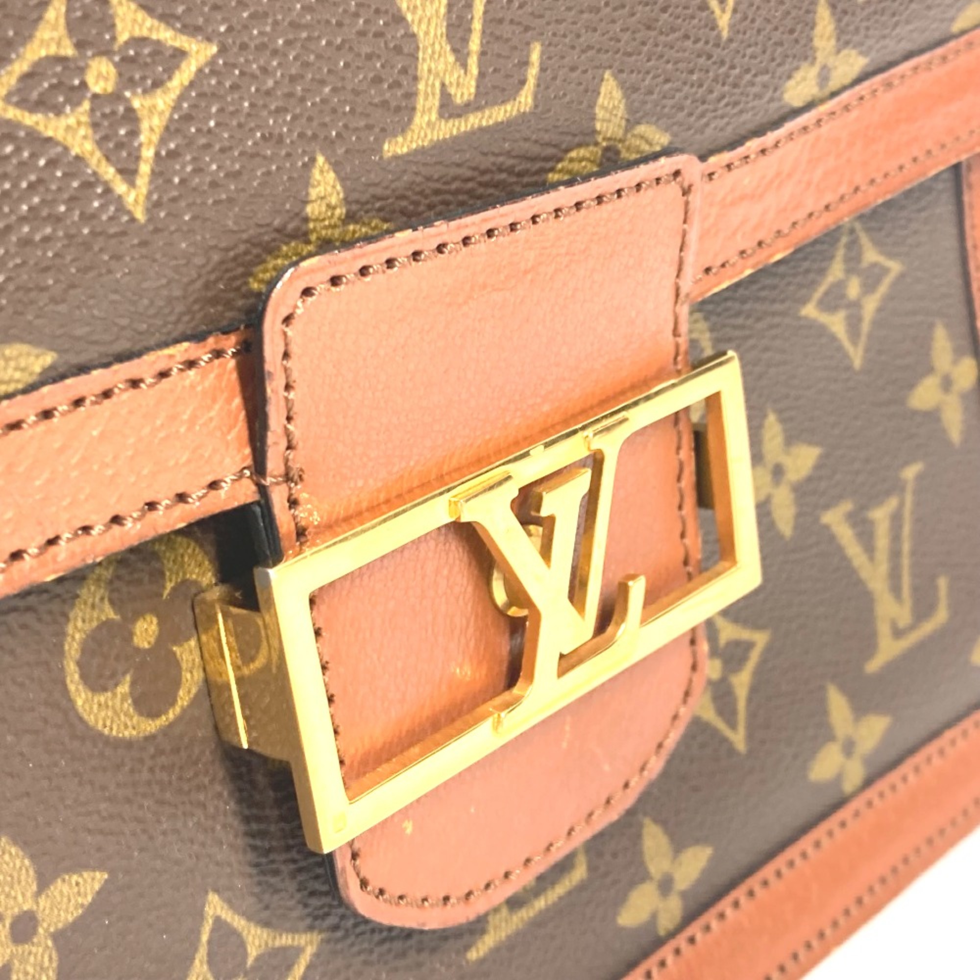 Louis Vuitton M51410 Monogram Shoulder Shoulder Bag Brown