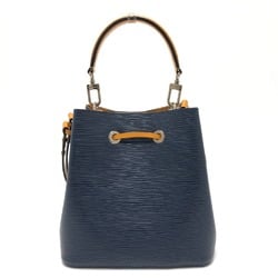 Louis Vuitton M53610 Epi Bicolor Shoulder Bag Hand Bag Shoulder Bag Andigo/Saffron Navy SilverHardware