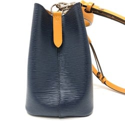 Louis Vuitton M53610 Epi Bicolor Shoulder Bag Hand Bag Shoulder Bag Andigo/Saffron Navy SilverHardware