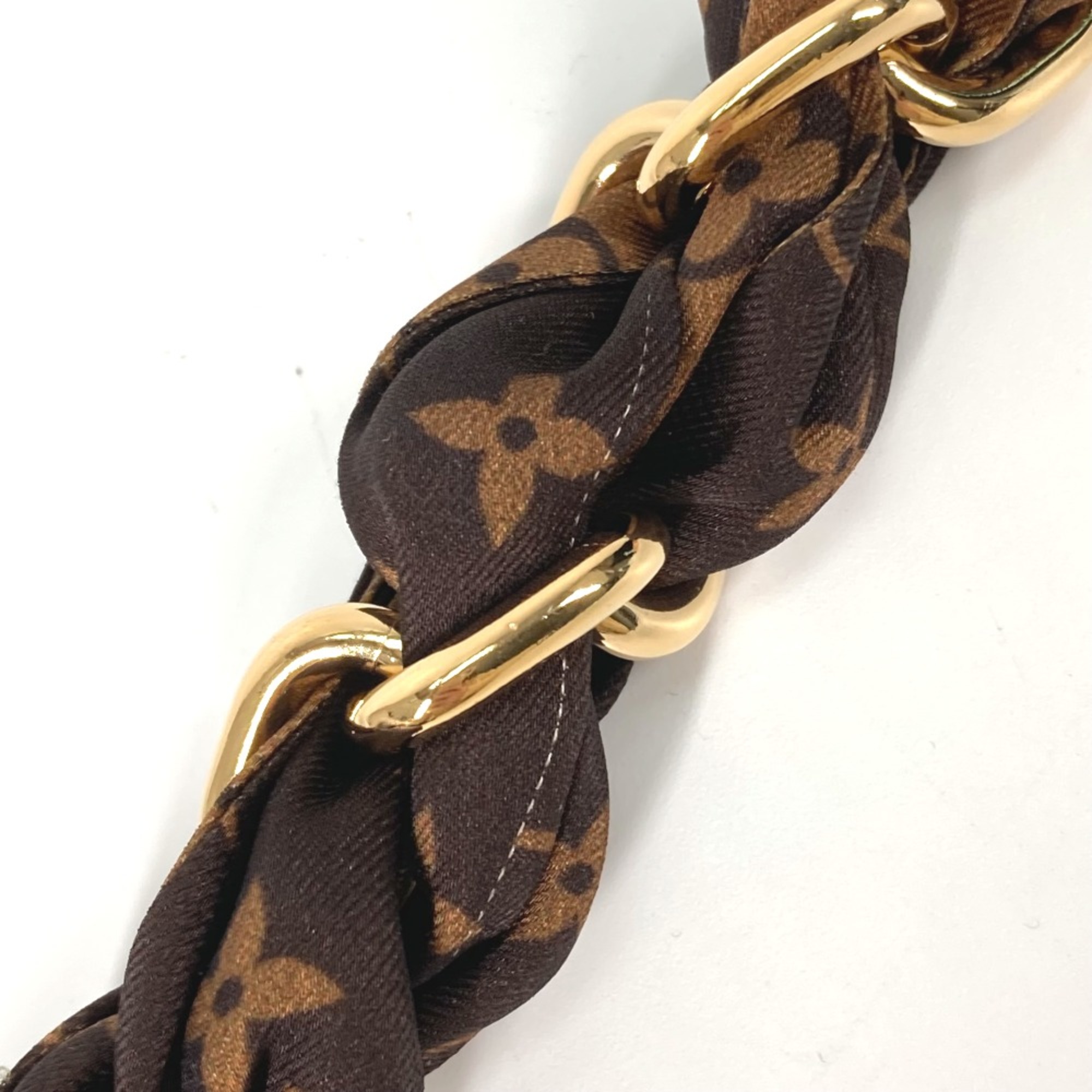 Louis Vuitton M01354 Monogram Bag accessories Key Holder charm Brown Gold