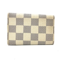 Louis Vuitton N61745 Damier Azur 6 key case Key Case White GoldHardware