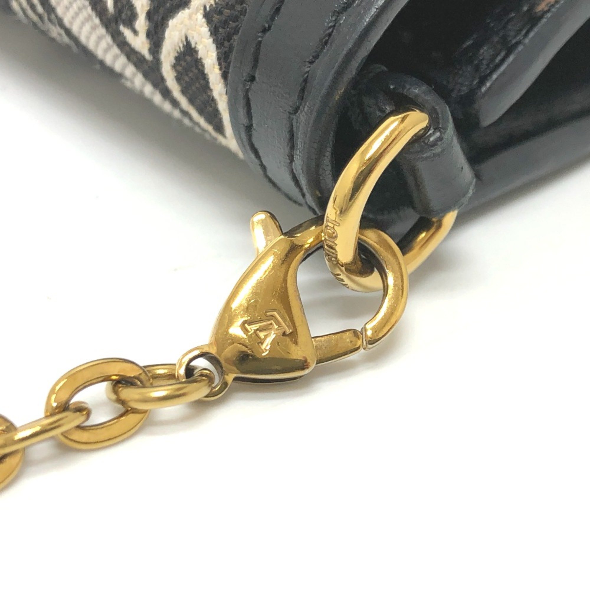 Louis Vuitton M69992 Monogram jacquard Chain Since 1854 Shoulder Bag Navy GoldHardware