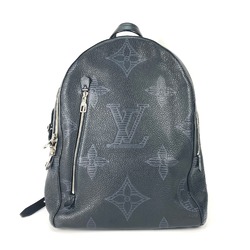 Louis Vuitton M57288 Monogram-Taurillon Clemence-Shadow Bag Backpack Black