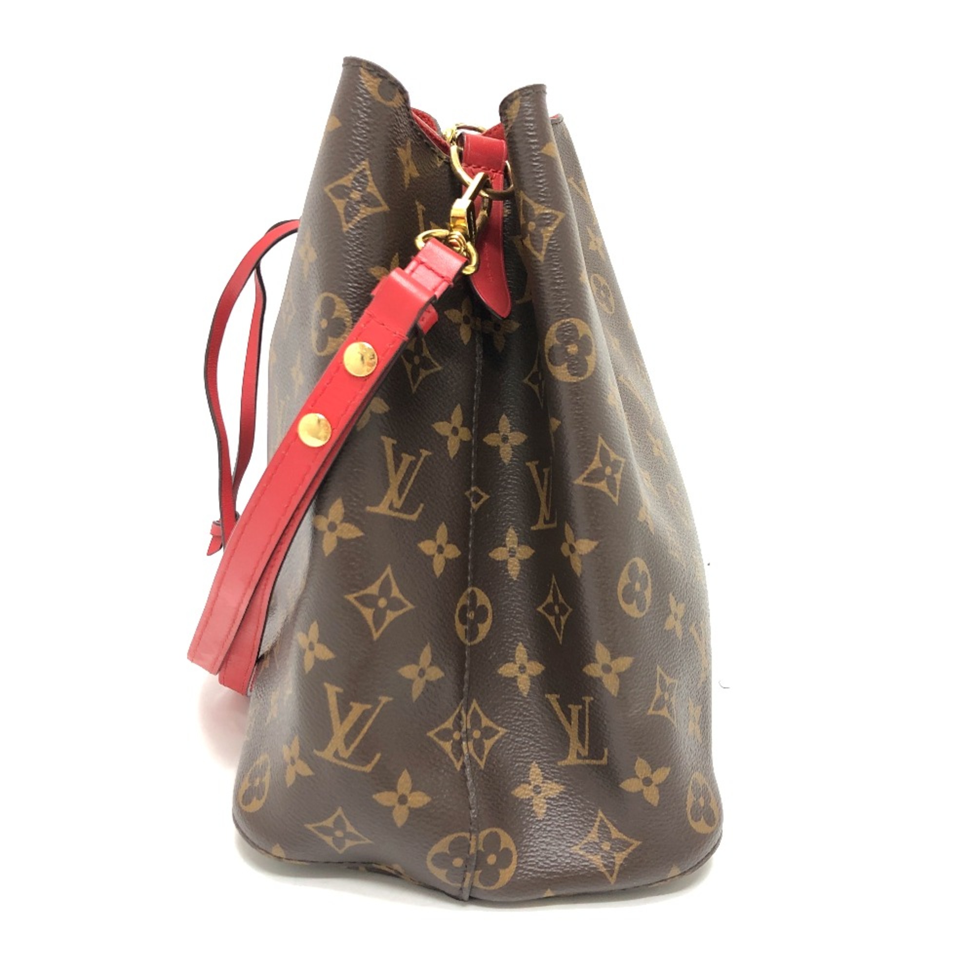 Louis Vuitton M44021 Monogram Shoulder bag Shoulder Bag Coklico Brown Red/GoldHardware