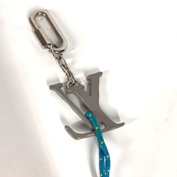 Louis Vuitton MP2618 Carabiner Bag Charm Key Holder Silver blue