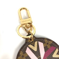 Louis Vuitton M67368 Monogram Charm Key Holder Brown purple