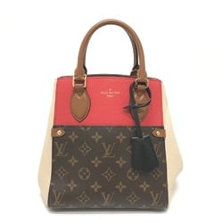 Louis Vuitton M45389 Monogram Tote Bag Brown GoldHardware