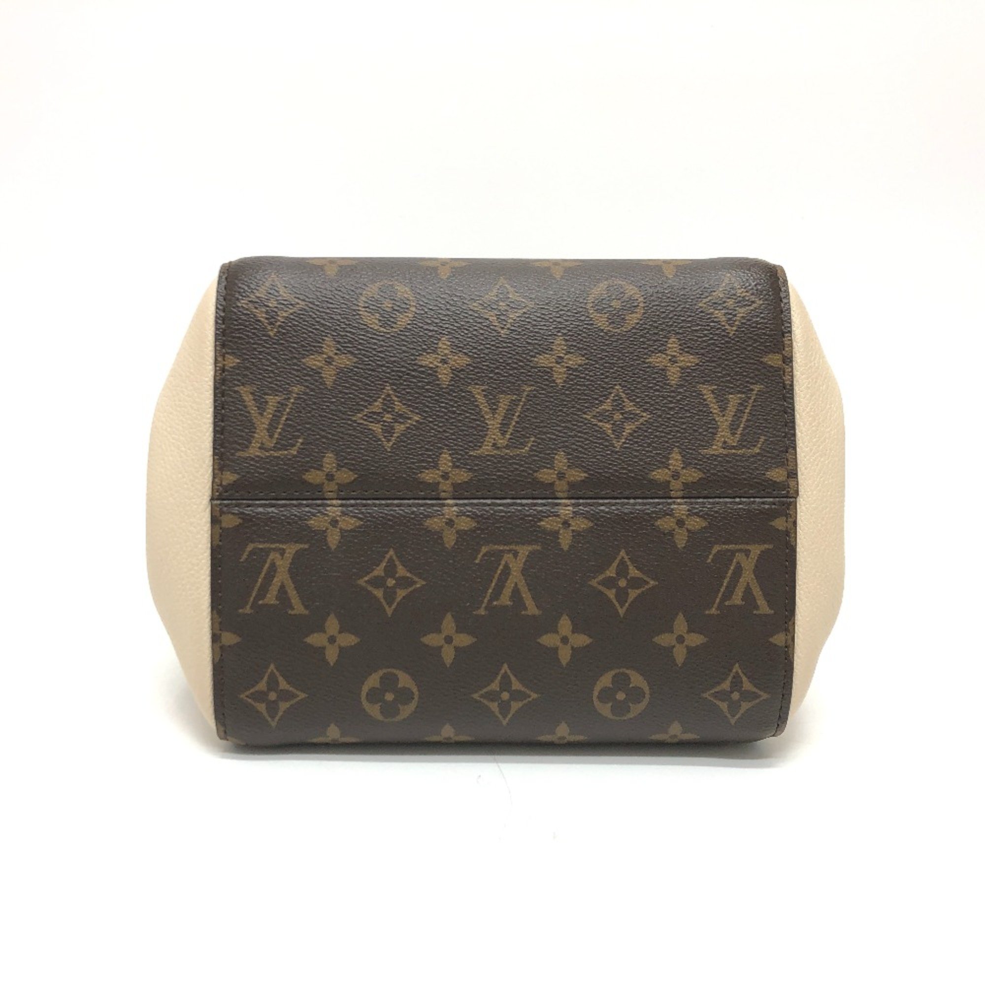 Louis Vuitton M45389 Monogram Tote Bag Brown GoldHardware