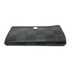 Louis Vuitton N62662 Damier Graphite 6 key case Key Case Black SilverHardware