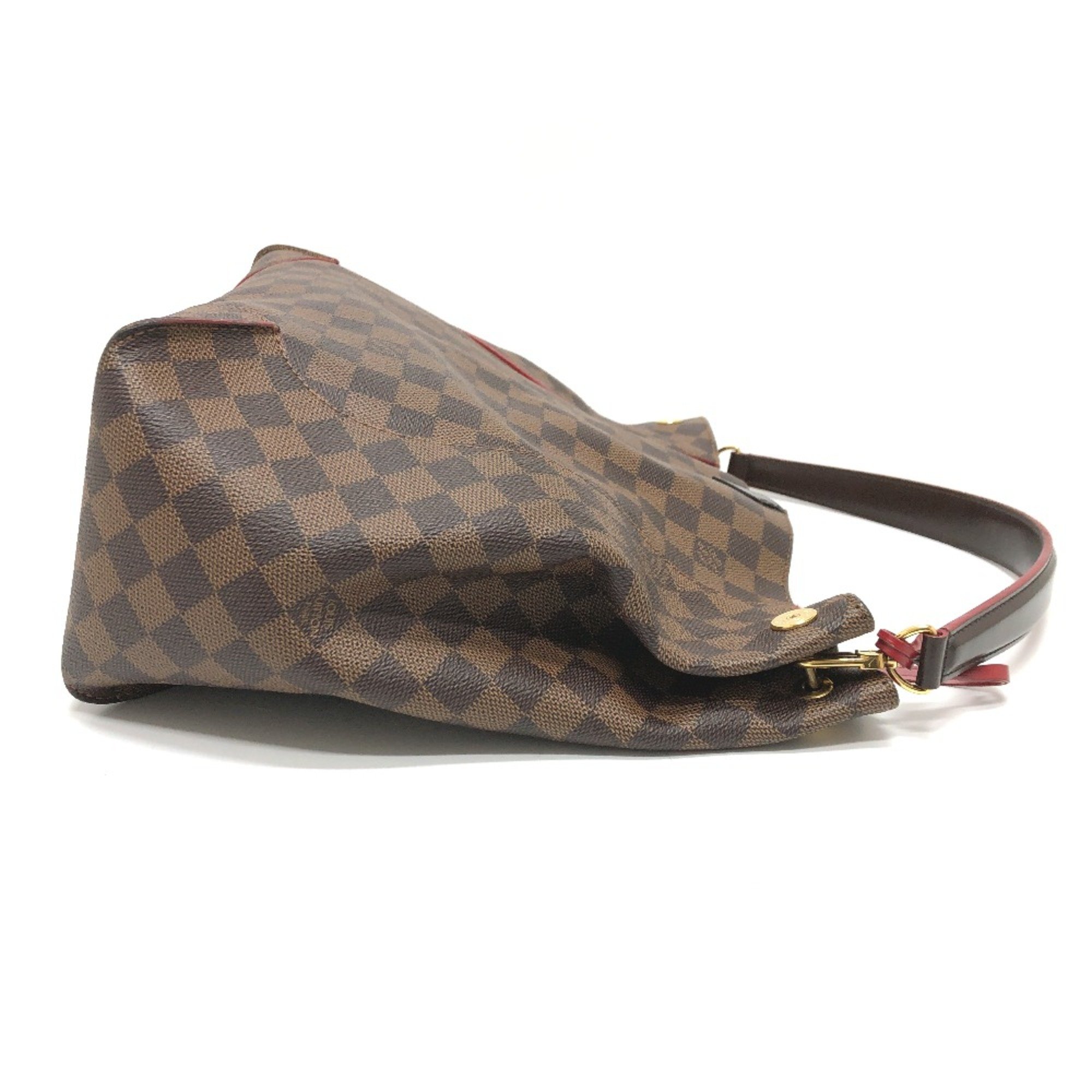 Louis Vuitton N41556 Damier shoulder bag Shoulder Bag Brown GoldHardware