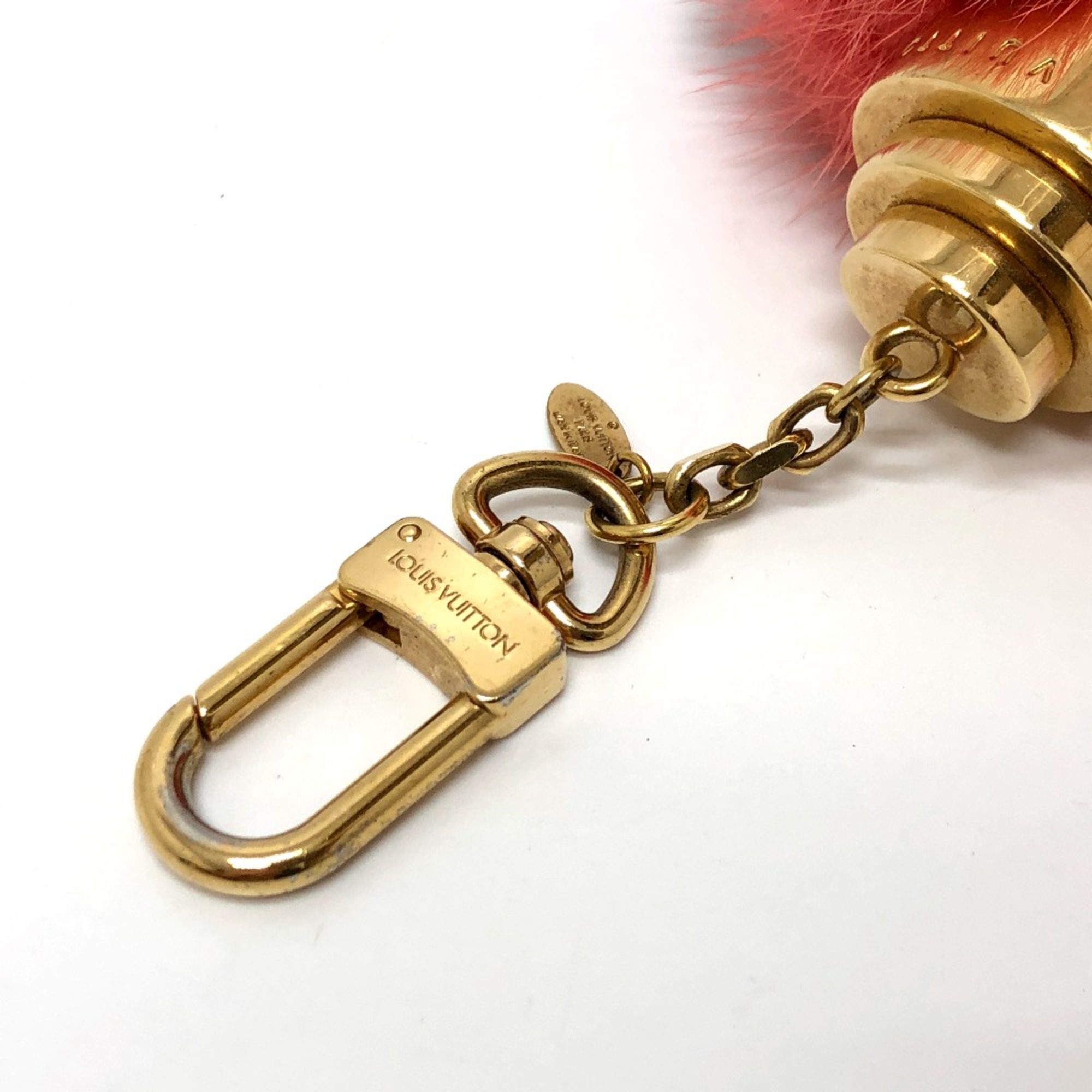 Louis Vuitton M65143 Bag Charm Key Holder pink GoldHardware