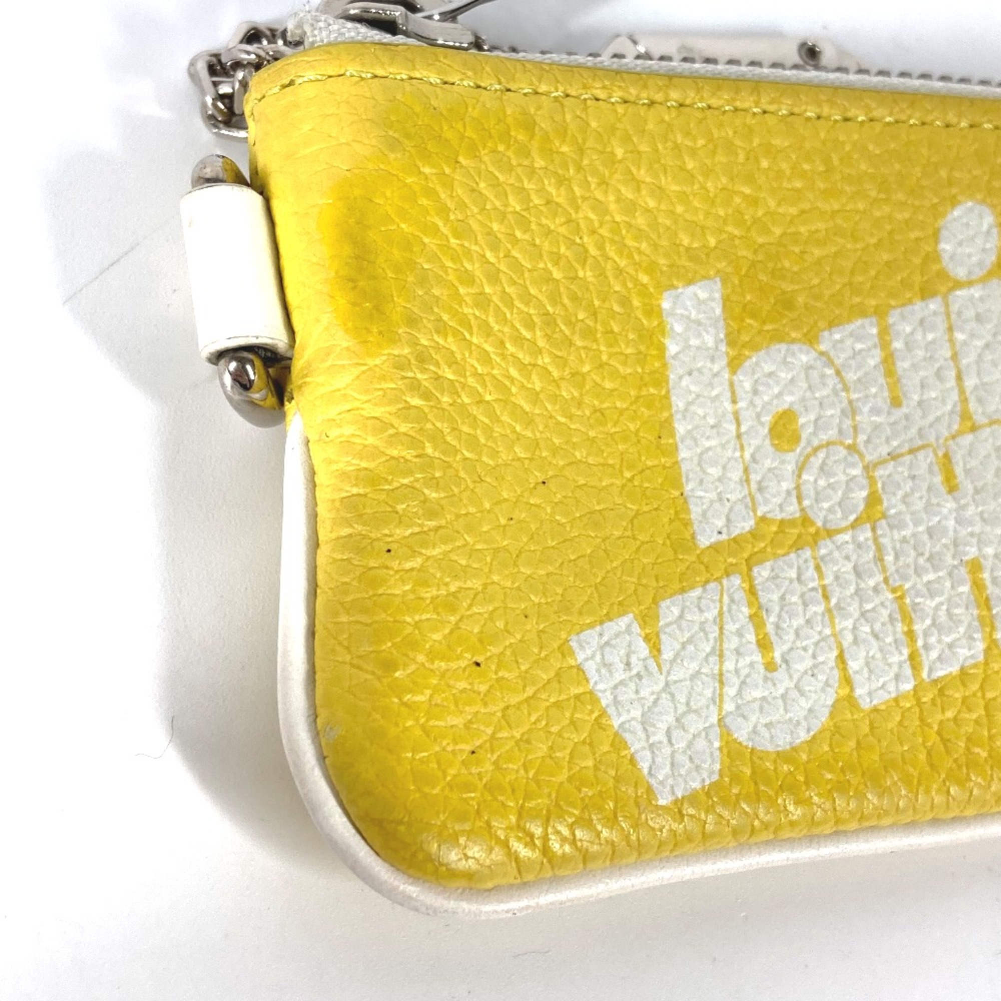 Louis Vuitton M80845 Everyday LV Wallet Coin Compartment with key ring coin purse yellow