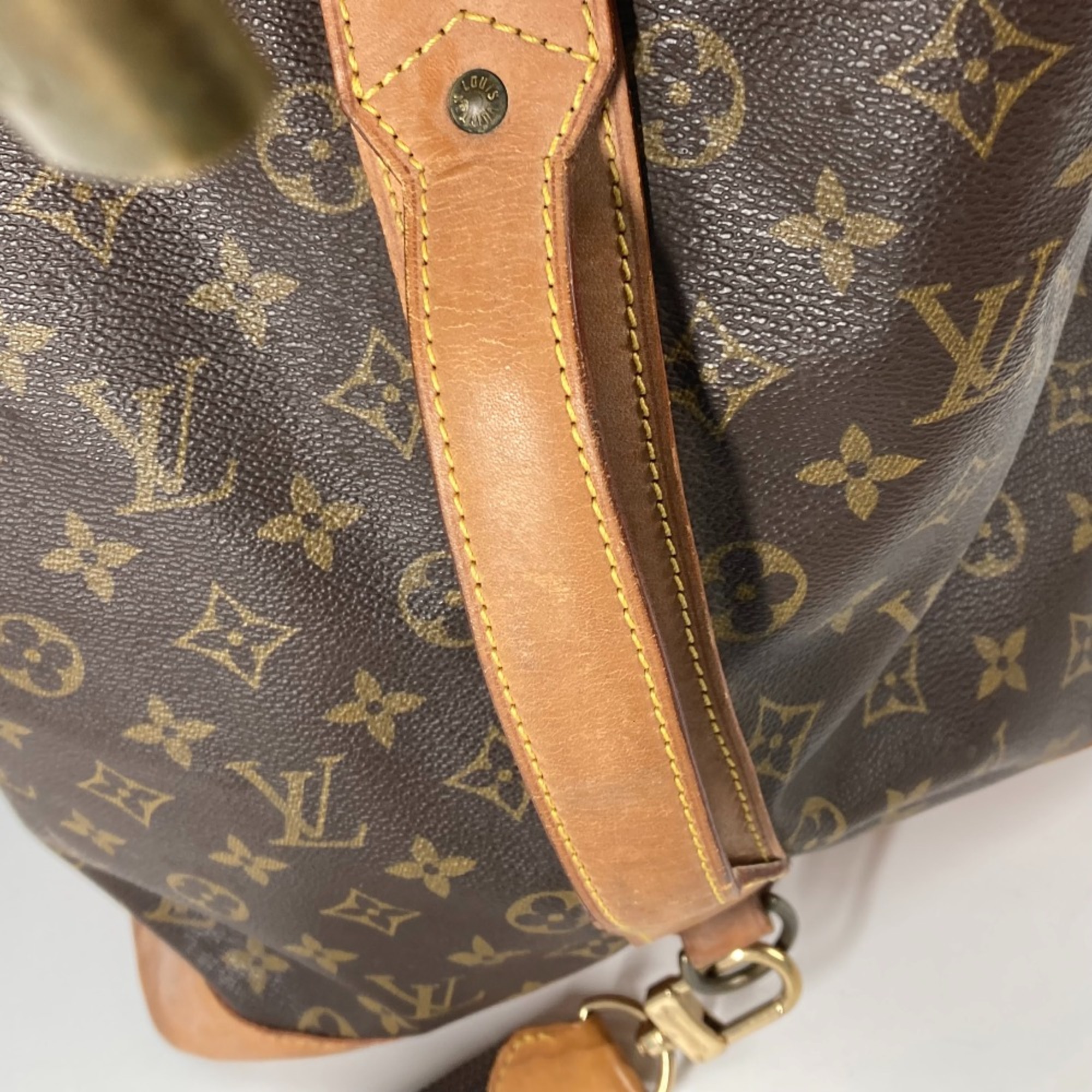 Louis Vuitton M41235 Monogram cross one shoulder Bucket type Shoulder Bag Brown