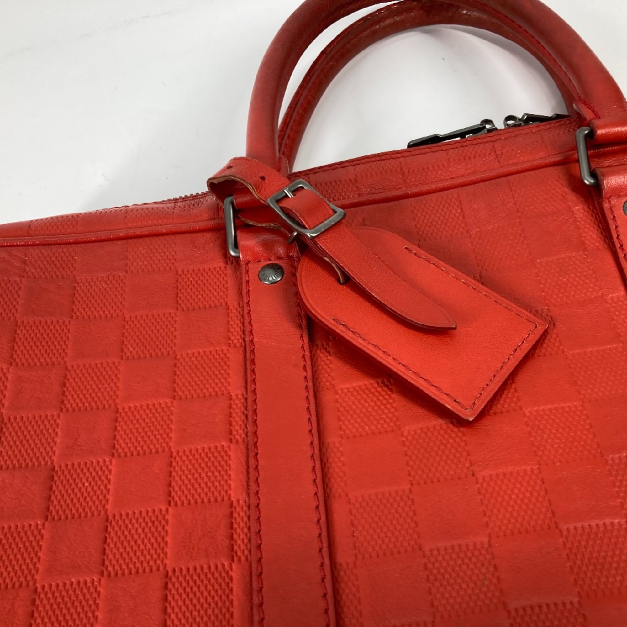 Louis Vuitton N41143 Damier Infini Tote Bag Bag Hand Bag Business bag Red