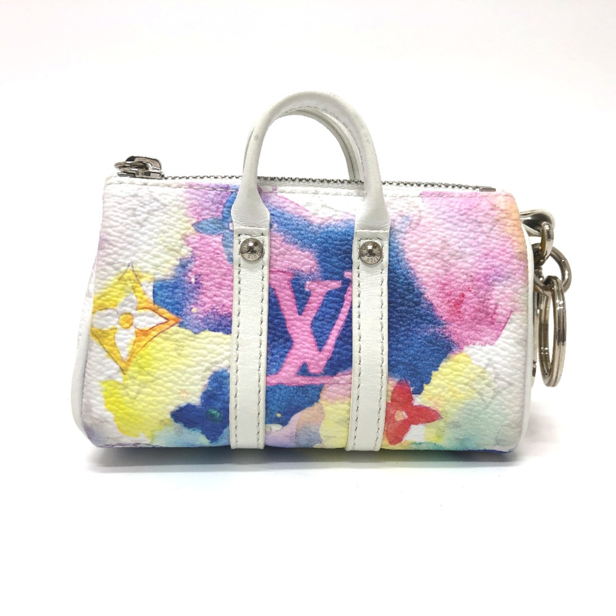 Louis Vuitton MP2975 MonogramWatercolor Bag Charm Multicolore SilverHardware