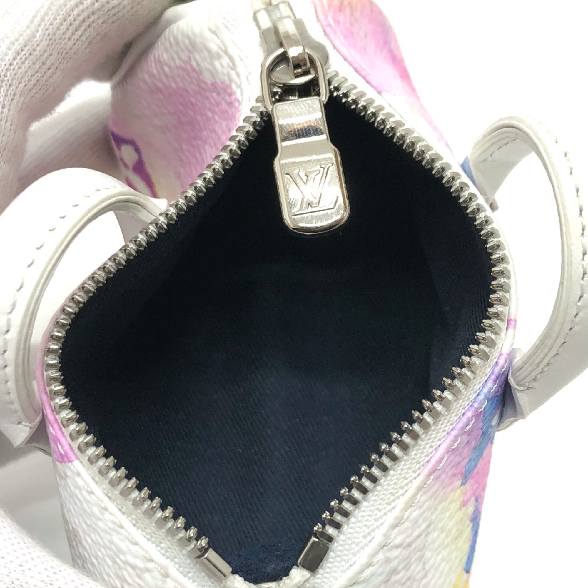 Louis Vuitton MP2975 MonogramWatercolor Bag Charm Multicolore SilverHardware